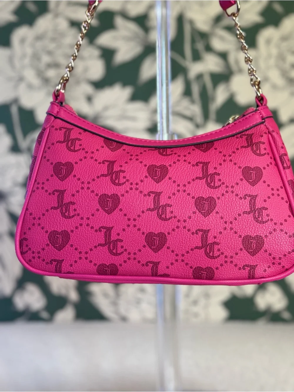 Juicy Couture Hot Pink Logo Mini Shoulder Bag NWT